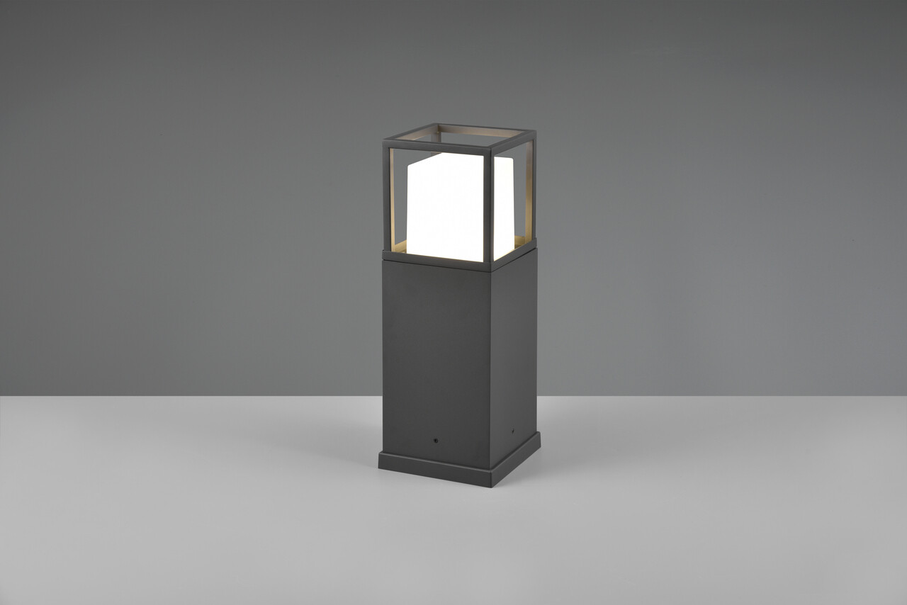Lampadar de exterior Witham, TRIO, 15x15x40 cm, 14.5W, 1x SMD, metal, antracit - imagine 5